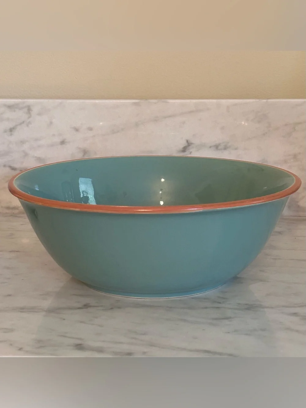 Large Serving Bowl Bobby Flay Turquoise 12” diameter